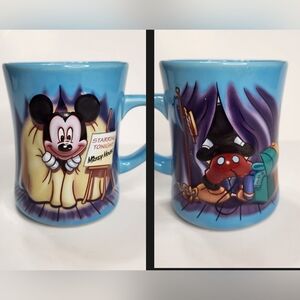 Disney Mug Cup 3D Mickey Mouse Theater Starring Tonight Coffee Tea Collectible